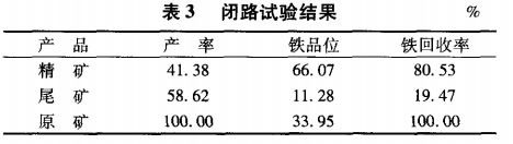 閉路試驗(yàn)結(jié)果